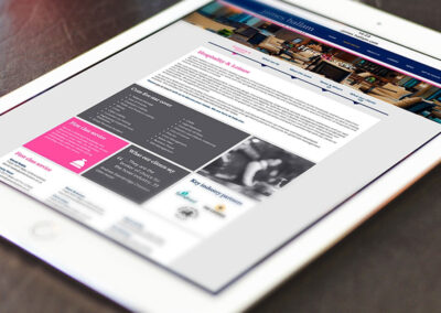 James Hallam hospitality page