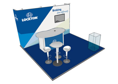 Lockton event stand