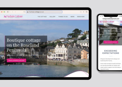 Fuchsia Cottage rental website