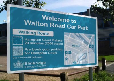 Elmbridge road sign